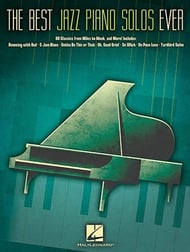 The Best Jazz Piano Solos Ever piano sheet music cover